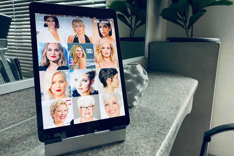Haarstudio Brandt Salon Inspiration am iPad